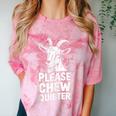 Please Chew Quieter Introvert Quietness Silence Lover Comfort Color Blast T-Shirt Clay