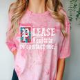 Please Hesitate To Contact Me Introvert Comfort Color Blast T-Shirt Clay