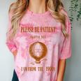 Please Be Patient With Me I'm From The 1900s Air Balloon Comfort Color Blast T-Shirt Clay