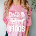 Please Be Patient I'm From The 1900s Over The Hill 90s Comfort Color Blast T-Shirt Clay