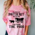Please Be Patient With Me I'm From The 1900s Husband Joke Comfort Color Blast T-Shirt Clay