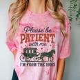 Please Be Patient I'm From The 1900s Throwback Comfort Color Blast T-Shirt Clay