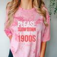 Please Slow Down I'm From The 1900s Retro Nostalgia Comfort Color Blast T-Shirt Clay