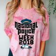 Police Officer National Week T-Shirt Graduation 2018 Comfort Color Blast T-Shirt Clay