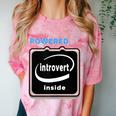 Powered By Introvert Inside Embrace Your Quiet Strength Comfort Color Blast T-Shirt Clay