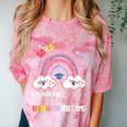 Pre k Graduation Class 2025 Graduate Pre-k Rainbow Girls Comfort Color Blast T-Shirt Clay