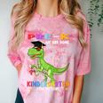 Pre k Graduation We Are Done Class 2023 Pre-k Dinosaur Boys Comfort Color Blast T-Shirt Clay