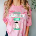 Pre K Graduation Shirt Cute Graduate 2018 Wise Owl Comfort Color Blast T-Shirt Clay