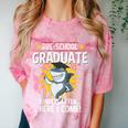Pre K Graduation Shirts Shark Grad Toddler Comfort Color Blast T-Shirt Clay