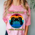 Pre-School Level Complete Graduation Video Gamer Preschool T Comfort Color Blast T-Shirt Clay
