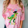 Preschool Graduation Class Of 2022 Graduate Dinosaur Kids Comfort Color Blast T-Shirt Clay