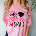 Preschool Graduation Shirt For Girl 2019 Miss Preschool Grad Comfort Color Blast T-Shirt Clay