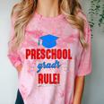 Preschooler Graduation Grad Cap Preschool Grads Rule Comfort Color Blast T-Shirt Clay