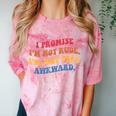 I Promise I'm Not Rude I'm Just Very Awkward Introvert Comfort Color Blast T-Shirt Clay