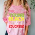 Proud African American Educated Graduation Comfort Color Blast T-Shirt Clay