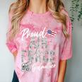 Proud Air Force Godmother US Air Force Graduation Godmother Comfort Color Blast T-Shirt Clay