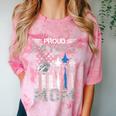 Proud Air Force Mom US Air Force Graduation Mom Comfort Color Blast T-Shirt Clay
