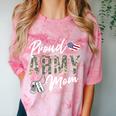 Proud Army Mom Army Graduation Mom US Army Mom Comfort Color Blast T-Shirt Clay