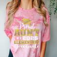 Proud Aunt Of 5th Grade Graduate 2025 Elementary Graduation Comfort Color Blast T-Shirt Clay
