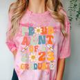 Proud Aunt Of A Class Of 2023 Graduated Graduation Women Comfort Color Blast T-Shirt Clay