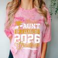 Proud Aunt Of A Class Of 2026 Graduate Senior Graduation 26 Comfort Color Blast T-Shirt Clay