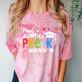 Proud Aunt Of A Pre-K 2025 Graduate Class Of 2025 Graduation Comfort Color Blast T-Shirt Clay