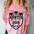 Proud Auntie Of a 2019 Grade Aunt Graduation Comfort Color Blast T-Shirt Clay