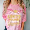 Proud Auntie Of A Class Of 2025 Graduate Senior Graduation Comfort Color Blast T-Shirt Clay