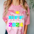 Proud Bff Of Kindergarten Graduate 2024 Graduation Bff Comfort Color Blast T-Shirt Clay
