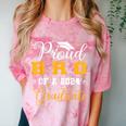 Proud Bro Of A Class Of 2024 Graduate Senior Graduation Comfort Color Blast T-Shirt Clay