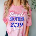 Proud BROTHER Of A Class 2019 Senior Tshirt Graduation Comfort Color Blast T-Shirt Clay