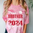 Proud Brother Of a Class Of 2024 Graduate For Graduation Comfort Color Blast T-Shirt Clay
