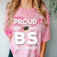 Proud Of My BS In Biology Graduation T-Shirt Comfort Color Blast T-Shirt Clay