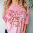Proud Class Of 2026 Graduate Doodle Senior Graduation Premium Tri-Blend Comfort Color Blast T-Shirt Clay