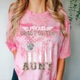 Proud Coast Guard Aunt US Coast Guard Graduation Aunt Comfort Color Blast T-Shirt Clay