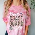 Proud Coast Guard Sister US Coast Guard Graduation Sister Comfort Color Blast T-Shirt Clay