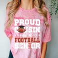 Proud Cousin Of a Football Senior 2026 Graduation Gifts Comfort Color Blast T-Shirt Clay