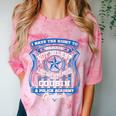 Proud Of Cousin Police Academy Graduation Shirt Comfort Color Blast T-Shirt Clay