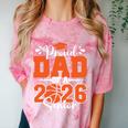 Proud Dad Of A 2026 Senior Basketball Graduation Family Comfort Color Blast T-Shirt Clay