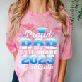 Proud Dad Of 5th Grade Graduate 2025 Elementary Graduation Comfort Color Blast T-Shirt Clay