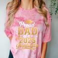 Proud Dad Of a Class Of 2025 Graduate Senior Graduation Comfort Color Blast T-Shirt Clay
