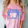 Proud Dad Of Two 2019 Graduates Twin Papa Graduation Comfort Color Blast T-Shirt Clay