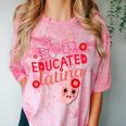 Proud Educated Latina Graduation Masters Degree PhD Comfort Color Blast T-Shirt Clay