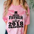 Proud Father Of A Class Of 2018 Graduate Tee Graduation Z1 Comfort Color Blast T-Shirt Clay