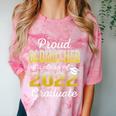 Proud Godmother Of 2022 Graduate Class 2022 Graduation 22 Comfort Color Blast T-Shirt Clay