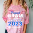 Proud Gram Of 2023 College Graduate Family 23 Graduation Comfort Color Blast T-Shirt Clay