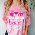Proud Grandma Of a 2018 Grad Graduation Family Comfort Color Blast T-Shirt Clay