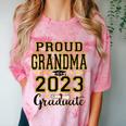Proud Grandma Of A 2023 Graduate Graduation Comfort Color Blast T-Shirt Clay