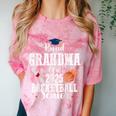 Proud Grandma Of 2025 Basketball Senior Graduation Day Comfort Color Blast T-Shirt Clay