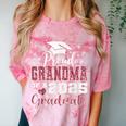 Proud Grandma Of 2025 College Graduate Family Graduation Comfort Color Blast T-Shirt Clay